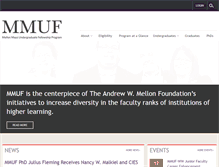 Tablet Screenshot of mmuf.org